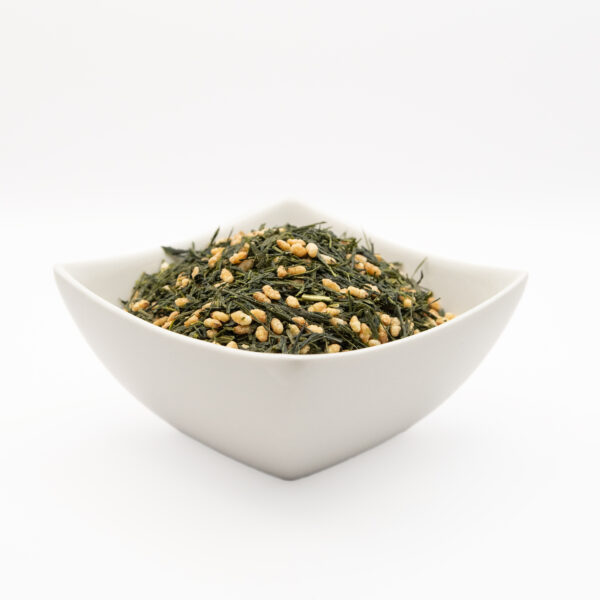 Genmaicha Green Tea closeup photo