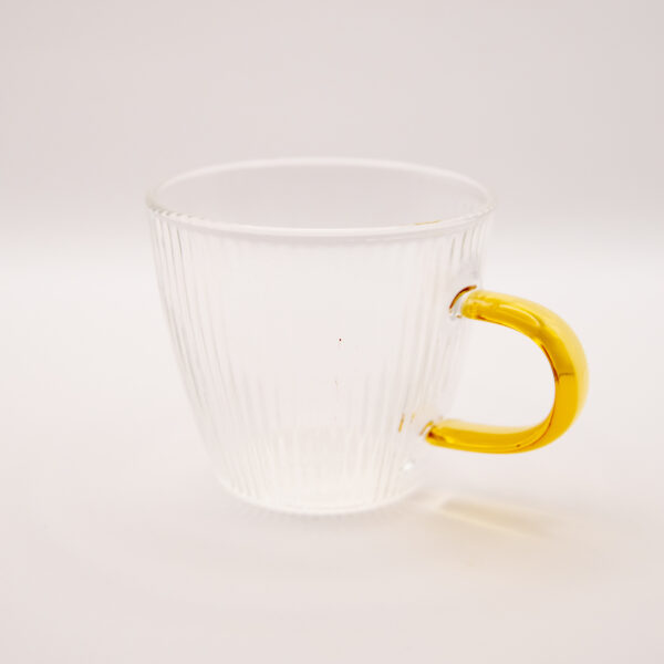 Single 90ml borosilicate glass cup by IVA Plants, perfect for tea ceremonies, meditative tea rituals, and espresso.